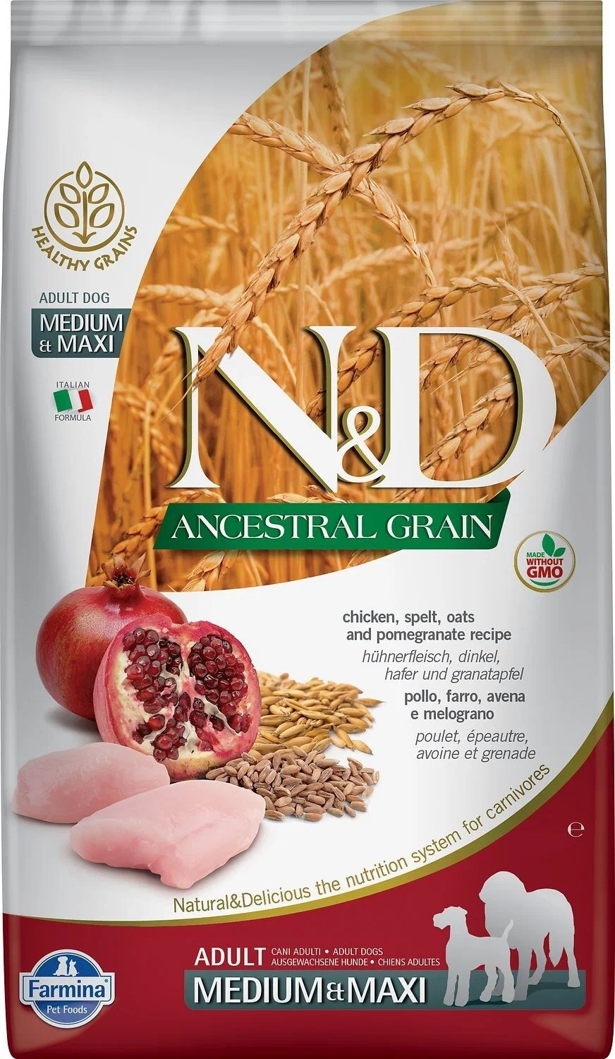 N/D DOG Chicken/Pomegranate Adult   medium 2,5 кг