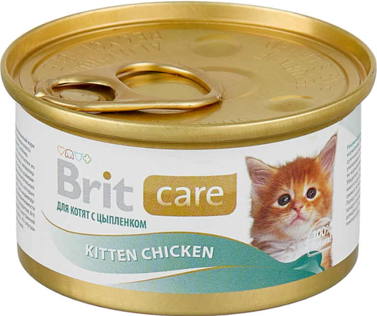 BRIT Care Цыпленок для котят 80 гр