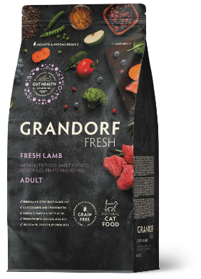 GRANDORF Fresh Cat ADULT Lamb&Sweet Potato (Свежее мясо ягненка с бататом для кошек) 2 кг