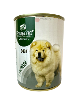Baurenhof Natural Влажный корм д/собак,Курица 0.34кг		
