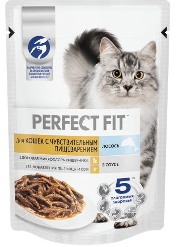 Perfect Fit чув.кош лосось 75г			
