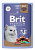 Brit Premium Пауч  для взрослых кошек ассорти из птицы в желе 85г