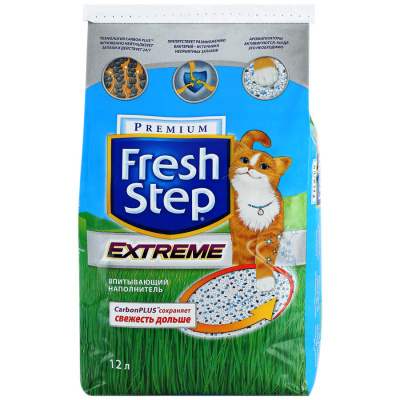 FRESH STEP  наполнитель впитывающий тройной контроль запахов 15,8 кг