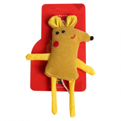 Lion Игрушка для кошек Мышь с гречихой 25*8 см