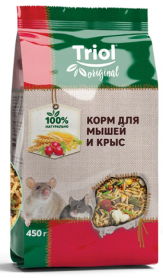 Триоль корм д/мышей и крыс 450 г