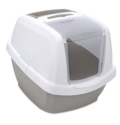 IMAC био-туалет для кошек MADDY 62х49,5х47,5h см, белый/бежевый (30002)							