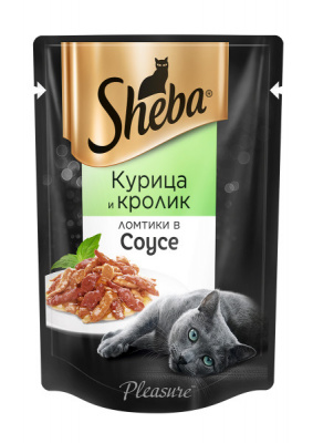 Шеба Плежер кур/крол. 85 г