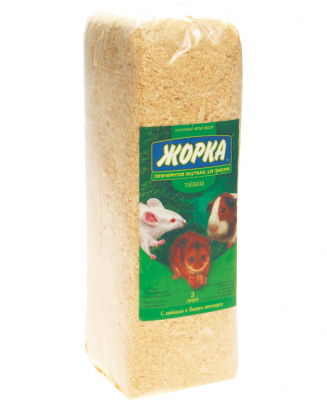 ЖОРКА Таежная 3 л гигиеническая подстилка впитывающая для грызунов