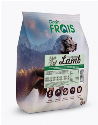 FRAIS SIGNATURE  ADULT DOG LAMB (СУХОЙ КОРМ ДЛЯ СОБАК С МЯСОМ ЯГНЕНКА), 3 КГ											