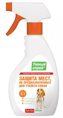 Спрей Умный Защита местНЕ пред. д/туал. соб. антигадин 200 мл.