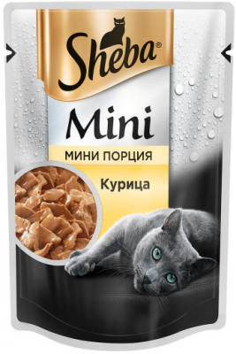 Шеба МИНИ порция с курицей 50 г.
