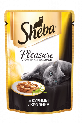 Шеба Плежер кур/крол. 85 г