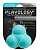 Playology жевательный тройной мяч SQUEAKY BOUNCE BALL для собак средних и крупных пород с пищалкой и с ароматом арахиса, цвет голубой