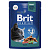 Brit Premium Пауч для взрослых кошек утка в соусе 85г