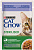 Cat Chow для стерилизованных кошек и кастрированных котов, с ягненком и зеленой фасолью в соусе, 85 г.