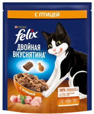 FELIX Двойная Вкуснятина Птица 200г
