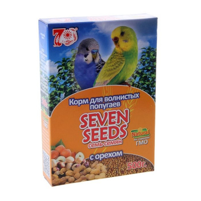 SEVEN SEEDS корм для волнистых попугаев 500 г. 