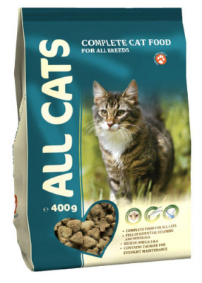ALL CATS д/кошек взрослых 400 г.
