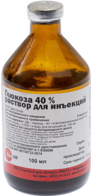 Глюкоза 40% фл. 100 мл. БиАгро
