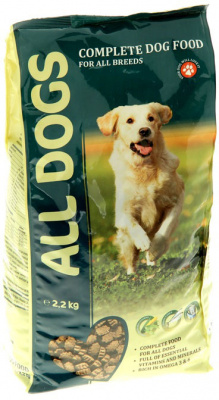 ALL DOGS д/собак взрослых 13 кг