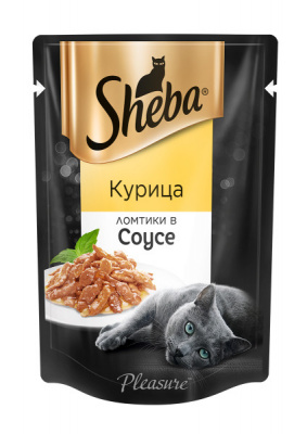 Шеба Плежер вз. кош. ломт. в соусе кур. 85 г
