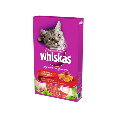 Вискас Вкусные подушечки говядина/кролик  350 г