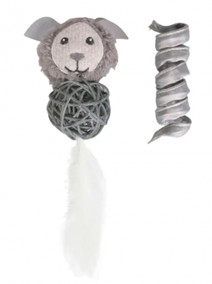Petpark игрушка для кошек Космический пес и пружинка с  кошачей мятой 						