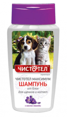 ЧИСТОТЕЛ 180 мл Шампунь д/щенков и котят  п/б