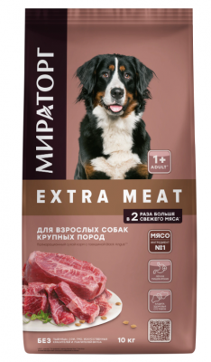 Полнорационный сухой корм с говядиной Biack Angus для взрослых собак крупных пород старше 1 г  10 кг				