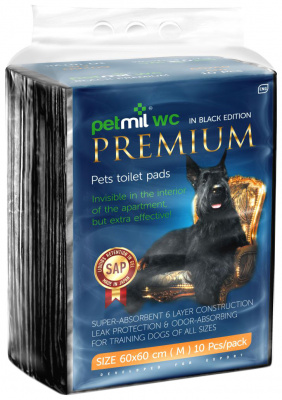 Пеленка Black Premium 60*60 10 шт.