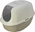 Moderna Туалет д/кош. закрыт. светл. серый  Smart Cat 53*41*39 см