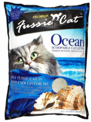FUSSIE CAT наполнитель комкующий 10 л Морской