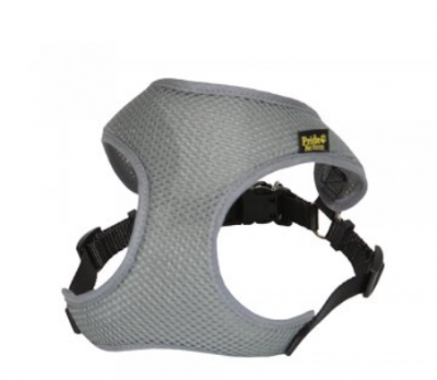 Шлейка из 3D сетки  PRIDE FIT для собаки, цв.серый S (обх.шеи 28см, обх.гр. 34-45см)	
