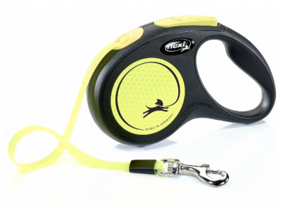 FLEXI рулетка Neon New Classic S (до 15 кг) лента 5 м.