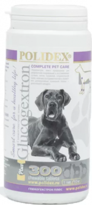 POLIDEX 300 Glucogestron plus витамины для собак 