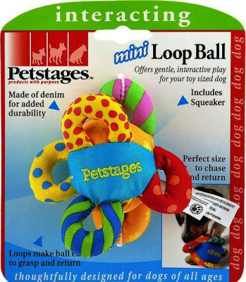 Petstages игрушка д/собак Mini "Кольцо с петлями" 