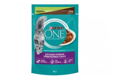 ONE Приверед Кош Инд Утка Морковь75g
