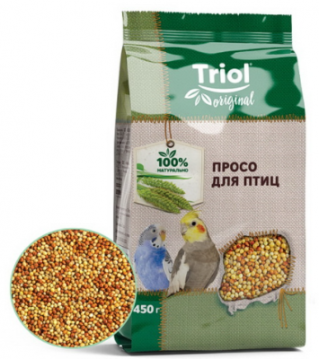 Просо д/птиц 450 г, триол