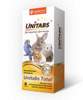 Unitabs Тотал для кроликов, птиц и грызунов 10мл	