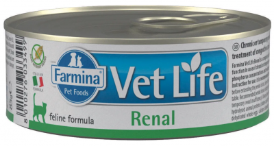 Vet Life Cat Renal/диета при заб. моч. путей для кош. 85 гр.