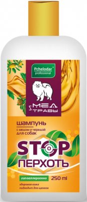 Пчелодар Шампунь гигиенический д/соб с медом и чередой 250мл