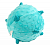 Сенсорный плюшевый мяч Playology PUPPY SENSORY BALL 15 см для щенков средних и крупных пород 8-16 недель с ароматом арахиса, цвет голубой
