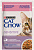 Cat Chow для кошек с чувствительным пищеварением, с лососем и кабачками в соусе, 85 г.