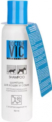 Doctor VIC Шампунь с хлоргексидином 4%, фл. 150 мл
