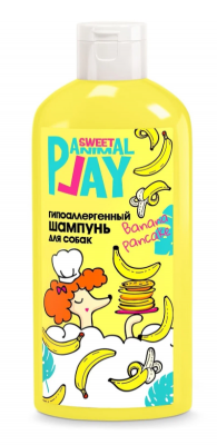 Animal Play Sweet Шампунь Банановый капкейк Гипоаллергенный для собак и кошек 300мл