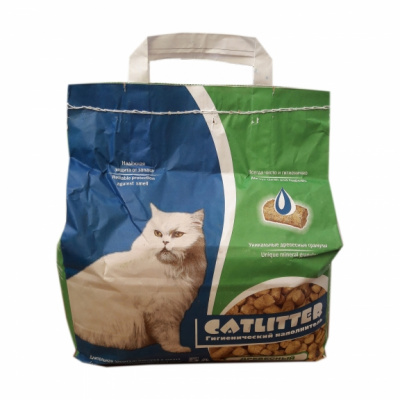 CATLITTER наполнитель впитывающий 5л (древесные гранулы 8-10 мм)