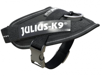 JULIUS-K9 шлейка для собак IDC®-Powerharness Baby 1 (29-36см / 0,8-3кг), черный 