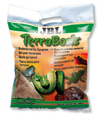 JBL TerraBasis донный грунт д/влажных и полувлаж. террариум. 5л. желты
