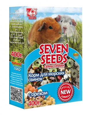 SEVEN SEEDS - SPECIAL корм д/морских свинок с орехом 400г.