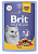 Brit Premium Пауч для взрослых кошек тунец в желе 85г